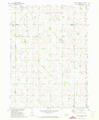 1971 Map of Randolph South, Wayne County, NE — High-Res | Pastmaps